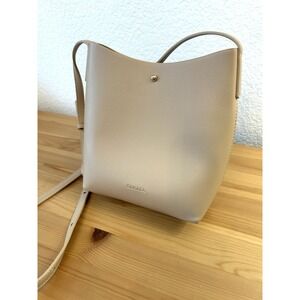 NEW Samara Rhian Mini Shoulder Bag Purse - Vegan Leather - Tan/ Beige